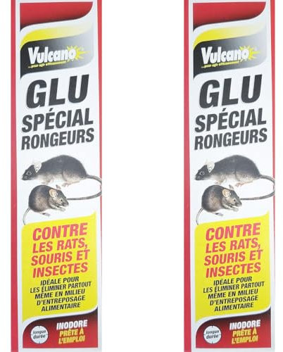 Tube de Colle pour fabriquer des pièges Contre Les Souris, Les Rats, Les Lézards et Les Insectes. Prix imbattable, x2