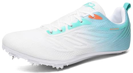 sekiueo Zapatillas De Atletismo Hombres Mujeres Zapatillas De Atletismo para Carreras De Pista Y Campo Zapatillas Deportivas con Clavos para Niños Y Niñas