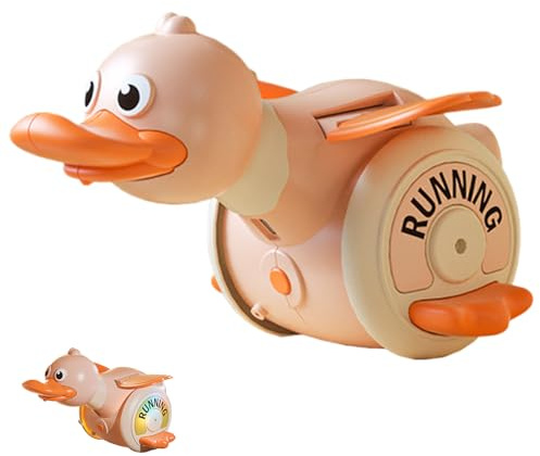 Giocattoli Di Gattaggio per Bambini,Giocattoli Rotanti Luminosi | Giocattolo Musicale Anatra per Gattare - per L'Apprendimento Al Coperto, La Routine Domestica, L'Educazione Familiare, Lo Sviluppo E
