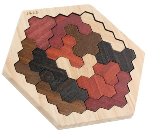 MUSISALY Puzzle de Madera Educativo para Juguete Didáctico Preescolar Seguro y Duradero Desarrollo de Imaginación y Creatividad de Juego de Encastre Infantil para Años