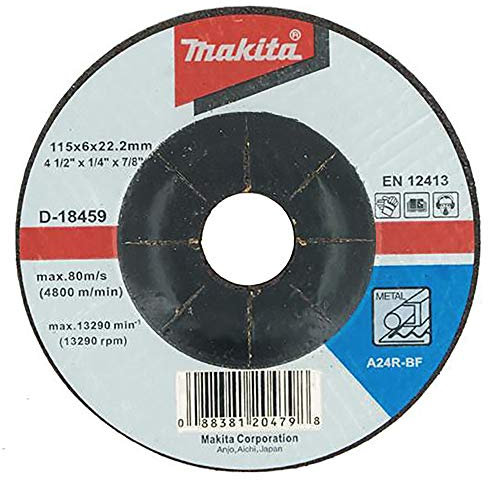 Makita D-18459 115 mm 4,5 en métal pour meulage Alésage disque plat 22 mm