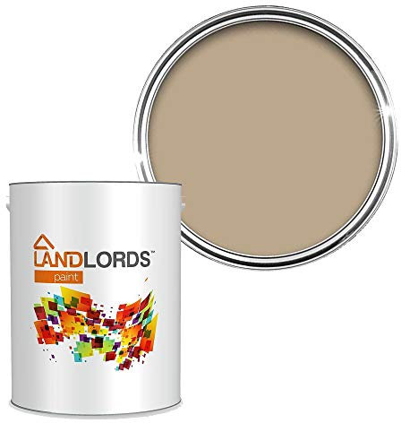 Landlords Weather Shield Beige Smooth Masonry Paint | 5L in 30+ Colours | Storm Proof, Scrub Resistance & Waterproof | Weatherproof Technology Designed with Acrylic Resin for Ultimate Protection