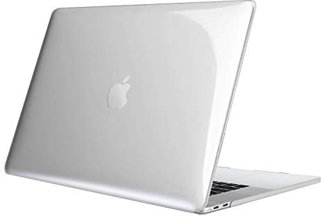 Fintie Hülle Kompatibel mit MacBook Pro 16 (2020 2019) A2141 - Ultradünne Glatt Hartschale Schutzhülle Snap Case mit Touch Bar & Touch ID, Transparent Klar