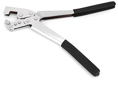 Metal Stud Crimper Drywall Tools, 0.5-0.8mm Keel Board Punch Hole for Lock Framing Fastening Crimping Single Hand Tool Punch Lock Plier(12)