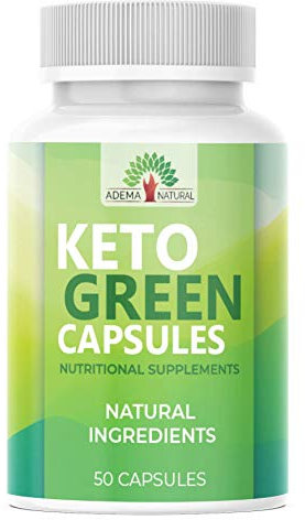 NEU: Adema Natural® - Keto Green Capsules - Ketogen - Stoffwechsel & Hochdosiert - schnell + extrem burn sowie natürlich und vegan - 50 Kapseln