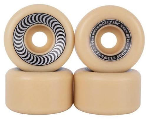 Spitfire Wheels Formula Four Skateboard Wheels OG Classics 99 White 54mm