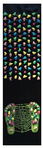 Tapis de massage en pierre pour les pieds, tapis de massage en pierre - Tapis de massage des pieds en pierre de roche | Tapis pliable de pied de relaxation de réflexologie pour les soins de