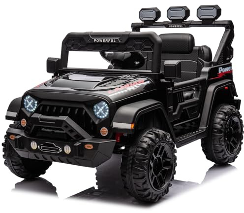 HAUSPROFI Kinder Elektroauto 12V, Kinderauto Elektrisch mit Fernbedienung