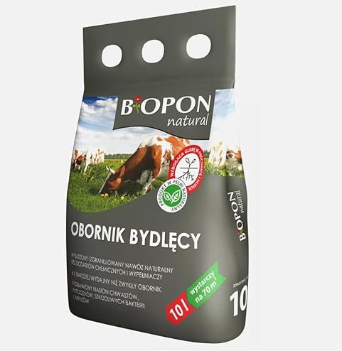 Granulated Cow Manure Garden Fertilizer, 10L, for Vegetables and Gardens