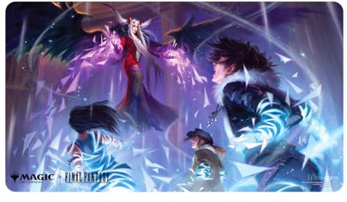 Ultra PRO – Final Fantasy x Universes Beyond Temporal Extortion lekmatta för magi: The Gathering | Kortspel lekmatta, Final Fantasy Collectibles, skrivbordsmatta musmatta