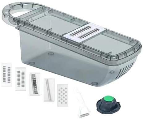 Set Di Taglierina Per Verdure - Rrex Trituratore Peeler Multiplo, Preparazione A Mano | Chopper Scatola Di Contenitori, Unità Di Taglio Vegetale, Per Il Caso Uso Di C