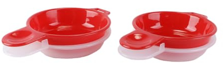 Hsthe Sea 2 piezas de cocina para cocinar huevos en microondas, herramienta de cocina para hacer tortillas de huevo y hamburguesas en 1 minuto