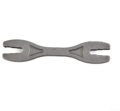 Jonikuper 6 in Motorcycle Spoke Wrench Tool with 6 Sizes (4.4mm/5.4mm/5.0mm/5.7mm/6.0mm/6.6mm) for Motorcycle, Car and Machinery Repair - Black