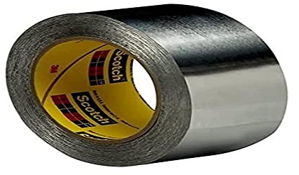3M 431 Weichaluminium-Klebeband, 12 mm x 55 m, Silber (72-er Pack)