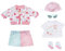 Baby Annabell Deluxe Frühling Puppenoutfit mit Rock, Bomberjacke, Mütze und Sonnenbrille für 43 cm Puppen, 706275 Zapf Creation