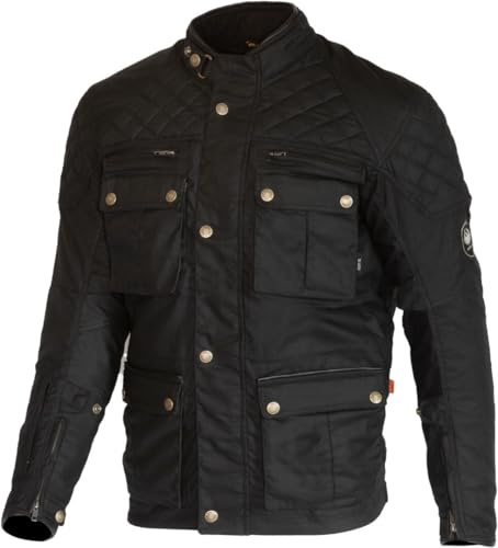 Merlin Edale II Blouson textile de moto, schwarz, S