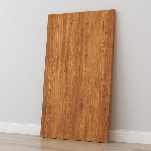 Massiv valnötsträ skrivbordsskiva för standard och sitta för att stå skrivbordsram 80 x 50 cm universell storlek elegant finish perfekt för hemmakontor eller arbetsstation
