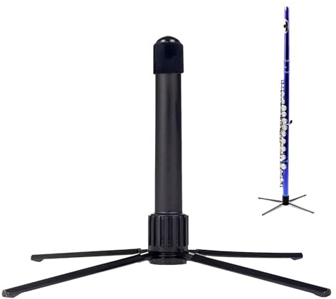 JDCMEI Supporto per Flauto Trasversale, Supporto per Clarinetto, Supporto Pieghevole per Clarinetto Oboe, Supporto per Tromba Pieghevole con 4 Gambe per Clarinetto Oboe Flauto
