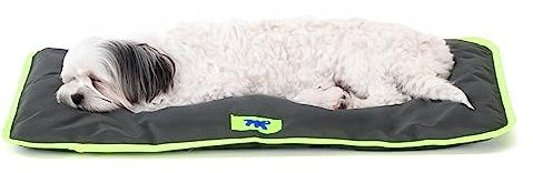 Ferplast Hundematte & Katzenmatte Klein - Waschbares Hundebett - Hundekissen - Wasserdicht & Kratzfest - Matte für Hundehütten und Auto, Hundekorb - Jolly - 57 x 38 cm, S, SCHWARZ