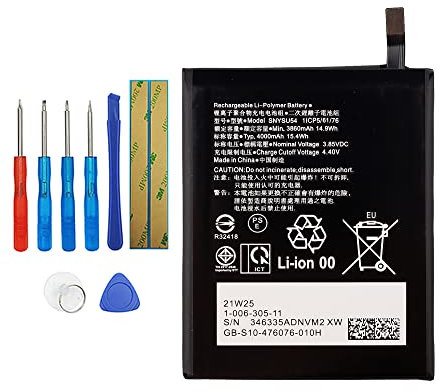 Vvsialeek SNYSU54 Akku Kompatibel Für Sony Xperia 1 II XQ-AT51 XQ-AT52 with Toolkit