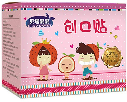 Pansements pour Enfants, 120 Pièces Bandages de Bande Dessinée Pansements Imperméables à Leau Premiers Soins Hémostase Bande Aides Autocollants Bandages en plâtre pour Enfants