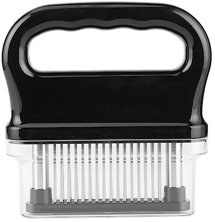 Hztyyier Accessorio per Inteneritore per Utensili per Aghi per Martello per Carne 8209 Allentacarne per Barbecue Utensile per Barbecue 48 per Utensile Nero