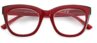DE TOMASO Occhiali da Lettura 529-4 Rosso-Nero +1,50