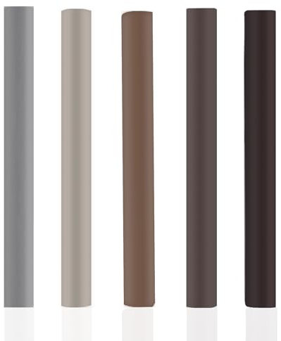 Kit de réparation de sol stratifié gris, bâtons de cire douce, crayons de réparation de rayures sur bois, plan de travail stratifié, retrait de trous pour meubles en chêne gris foncé clair