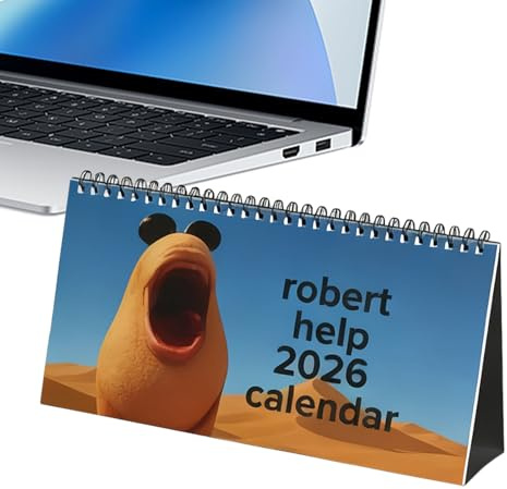 Calendario para niños, cuaderno encuadernado en espiral 2026, divertido planificador mensual de gusanos, divertida herramienta de planificación educativa, organiza las tareas diarias escolares