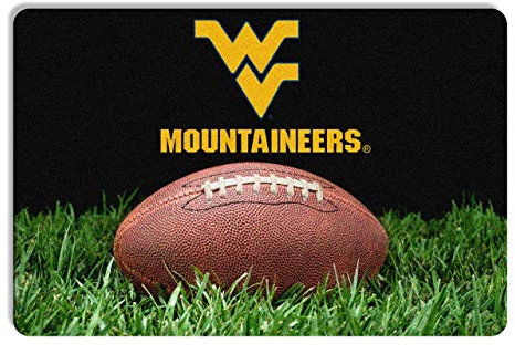 GameWear NCAA West Virginia Mountaineers Classic Football Pet Bowl Mat, Large