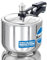 Hawkins Modell B 3 33 Hartschalenhülle L Hoch Edelstahl Schnellkochtopf, klein, silber
