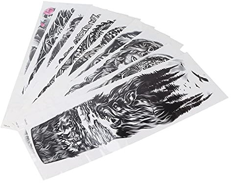 Full Arm Tattoo Body Stickers, Safe Tattoo Sleeves Tatoo Stickers for Punk Party for Women
