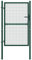 Susany Cancello Singolo per Recinzione da Giardino in Acciaio Verde 100x125/175/200/225/250 cm,Cancello Singolo,Cancello da Giardino,Cancello Metallo,Cancello Acciaio,Cancello per Esterno