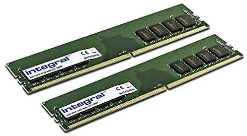 Integral 32GB (2x 16GB) DDR4 RAM 3200MHz PC4-25600 DIMM Desktop/Computer Memory Module Kit