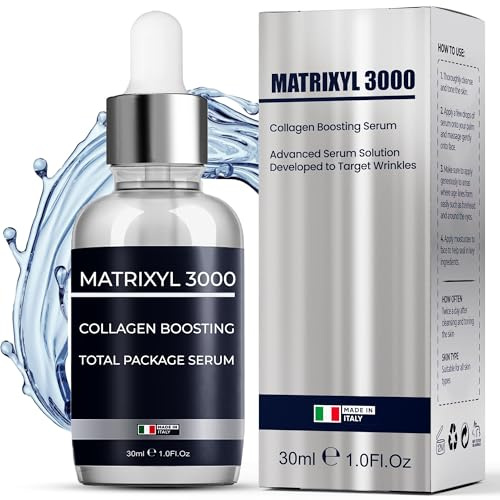 Anti Wrinkle Matrixyl 3000 Hyaluronic Acid Serum for Face | Collagen Serum | Anti-Aging & Hydrating for Deep Wrinkle Repair | Face Tightening & Firming Serum for Fine Lines & Forehead Wrinkles