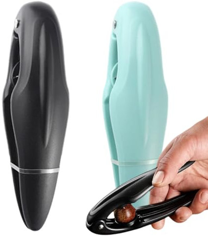 QOCUILC Castagno Taglia Castagne, 2 Pezzi Pinza per Castagne a Croce, Strumento Multifunzione per Taglio e Sbucciatura Castagne e Noci, Utensile da Cucina 16cm