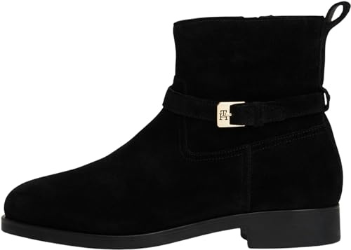 Tommy Hilfiger Women's Buckle Suede Riding Ankle Boots