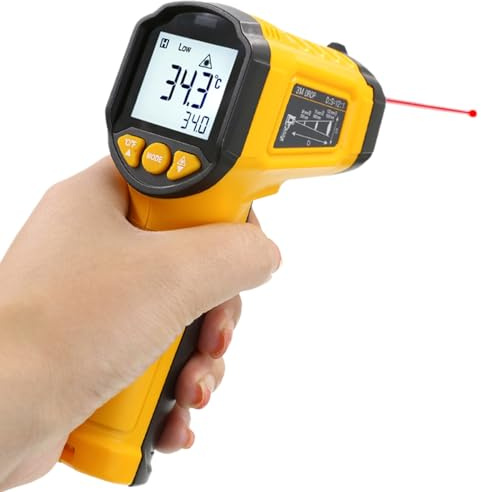Termometri Senza Contatto,Termometri a Infrarossi in Reale | Strumento Ergonomico con Risposta Rapida e Precisione Elevata per Casa e Adulti
