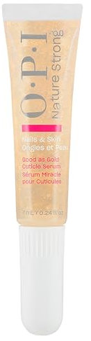 OPI Nature Strong Nails & Skin Good as Gold Nagelhautserum – Natürliche Nagelpflege | Reparatur für Nägel | Nagelhautöl für die Maniküre, 7ml
