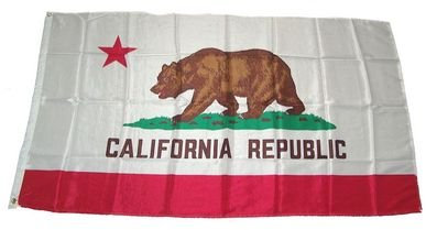 Fahne/Flagge USA Kalifornien NEU 60 x 90 cm Fahnen