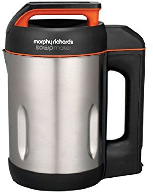 Morphy Richards Soupmaker with Serrator Blade 501013 Brushed Stainless Steel Soup Maker