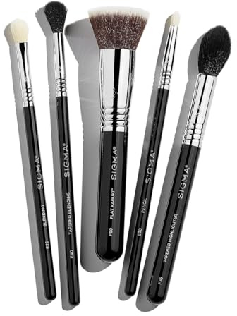 SIGMA Beauty Most Wanted Brush Set For Women 5 Pc Set Brush