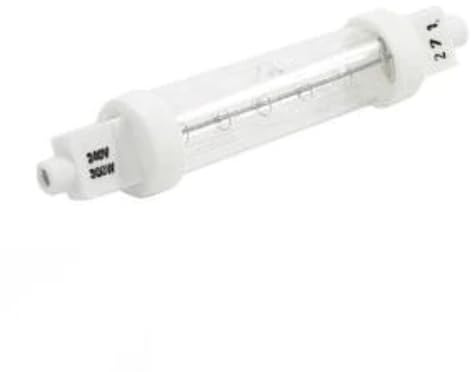 IR240300R-2-VI - Infrared 300w 240v R7s 117mm Food Warmer Catering Heat Light Bulb with Jacket