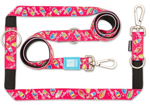 Max & Molly Multifunctional Dog Lead 2 m with 2 Carabiners, Magical/M Shoulder Lead, Padded, Safe and Flexible, Comfort for Your Faithful Companion