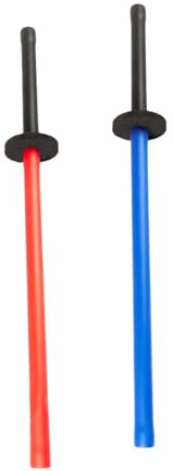 JISADER 2X Set di Spade da Allenamento in Schiuma Attrezzatura per Arti Marziali Imbottitura Spessa Bastone da Allenamento Bokken per Scherma Kendo per Adulti, 80 Cm
