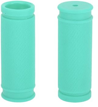TUCKBOLD Bike Handlebar Grips Covers 85mm Long Soft | Mountain Bike End Grip Protector Green 1 Pair