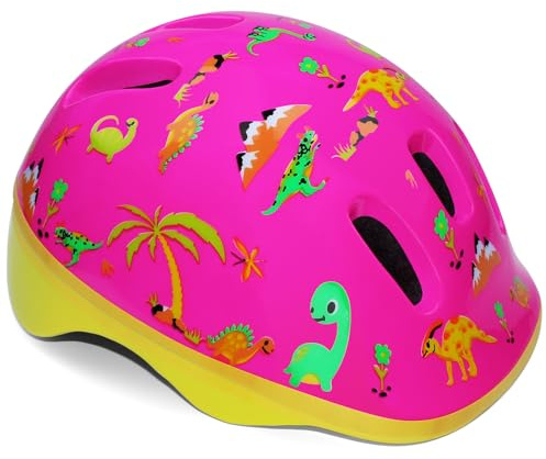 Gudook Casco infantil de bicicleta para niños/niñas 3-8, ligero ajustable y ventilación casco de patinaje, protección para scooter y patinaje