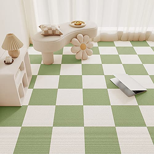 Piastrelle autoadesive per Moquette 11,8 X11,8, Quadrati per Moquette, Piastrelle autoadesive fonoassorbenti, Piastrelle per Pavimenti Antiscivolo Staccabili e attaccabili, pavime