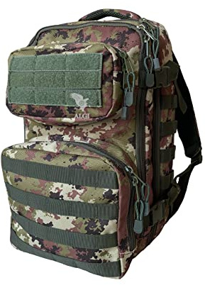 ALGI Zaino Militare Impermeabile Tattico Small 30 Litri Vegetato