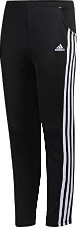 Adidas Girls' Big Warm Up Tricot Pants, Black, Medium